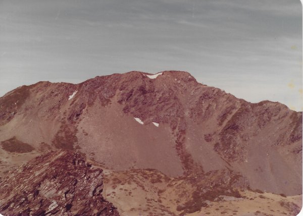 南湖群峰及中央尖山(民國72年)716228