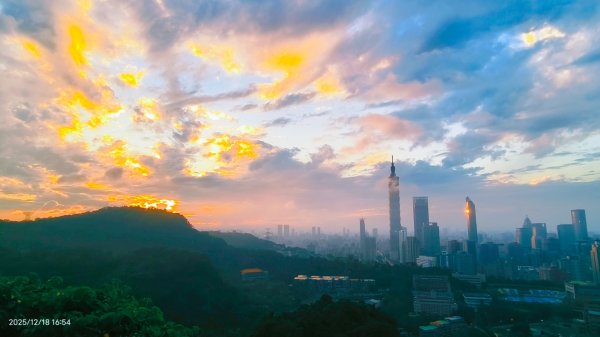 #天空之城 #穿雲箭 #虎山峰 #夕陽 #火燒雲 #夜景 #101大樓 12/182964811