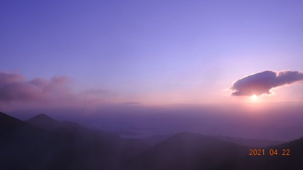 陽明山再見雲瀑觀音圈+月亮同框&夕陽4/22&241359682