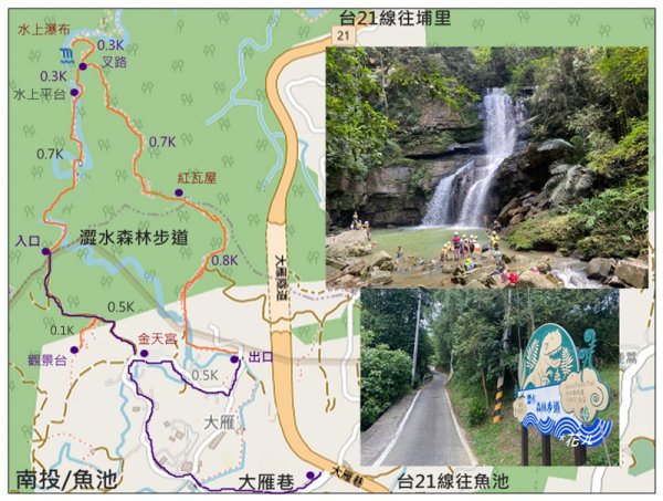 澀水森林步道、水上瀑布2846758