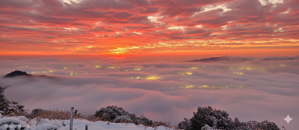 #馬那邦山 #夕陽 #雲海 #火燒雲 12/282974323