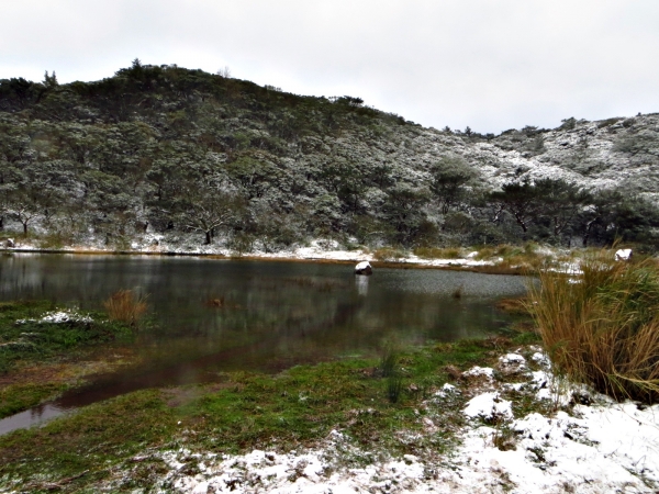 白雪覆蓋的向天山/向天池/面天山/二子坪30272