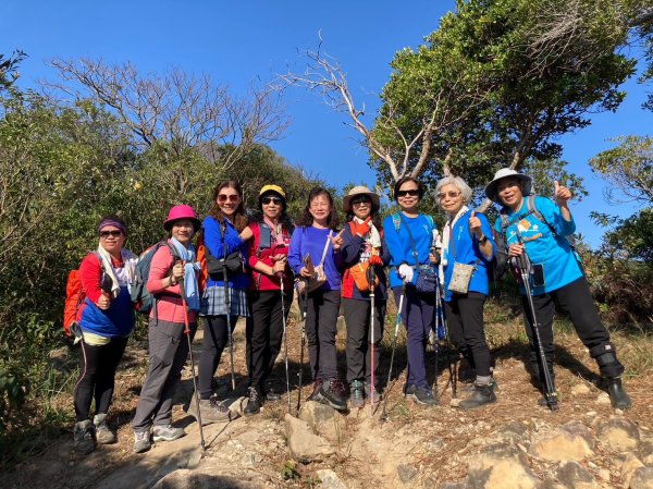 格物台→文間山→國姓山→鄭成功廟步道→金面山步道→論劍山→剪刀石山→採石場支線→金面山岩壁中繼岩台2403816