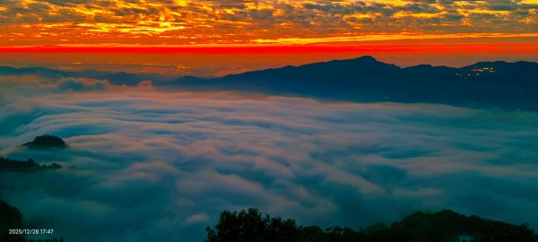 #馬那邦山 #夕陽 #雲海 #火燒雲 12/282971612