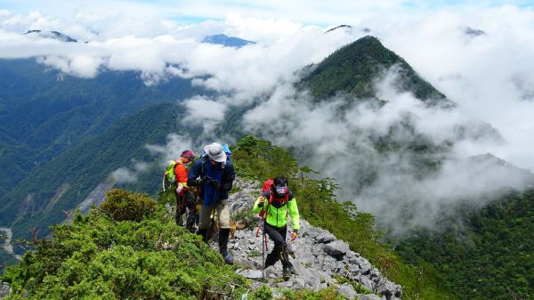 花蓮山海天際線，完登砂卡礑三雄146588