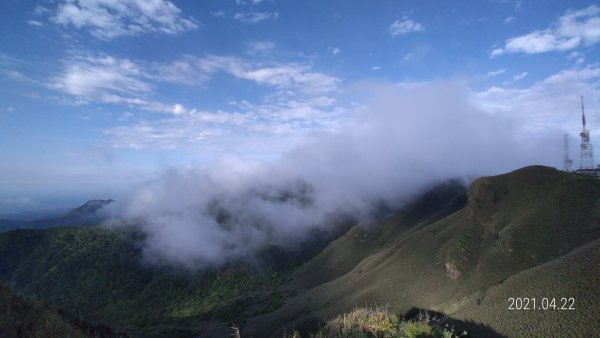 陽明山再見雲瀑觀音圈+月亮同框&夕陽4/22&241359282