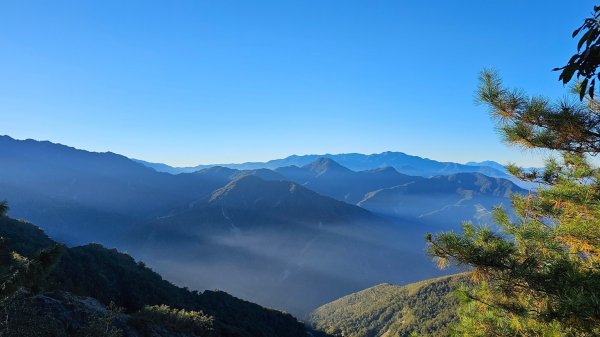 #奇萊南峰，海拔標高3358m#五星級豪華山屋_天池山莊 #天池山莊的紫色雲海、藍綠天空、皎潔明月2366377