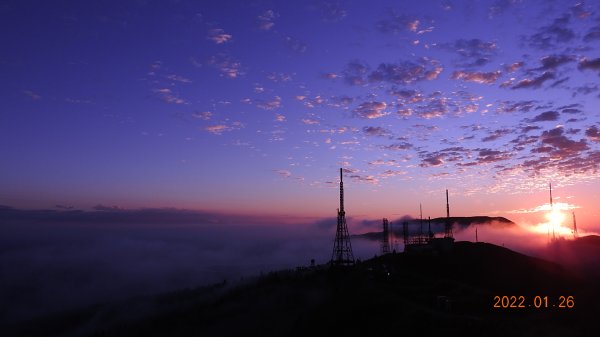 縮時攝影陽明山雲海&夕陽1591773
