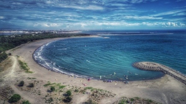 台南漁光島／月牙灣沙灘、海濱森林宛如置身海洋傳說