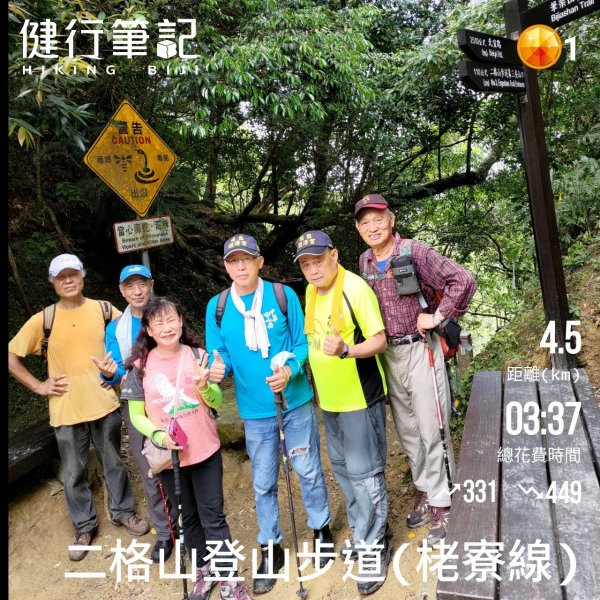 【小百岳集起來】#017 二格山→猴山岳→草湳1692024