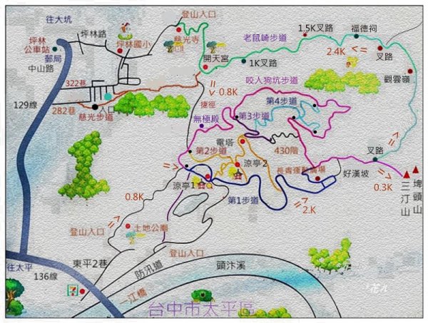 三汀山第一步道、老鼠崎步道O形一圈2160837