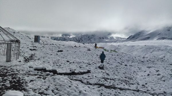列寧峰，海拔7134公尺，海拔7134公尺--C1營地風景118626