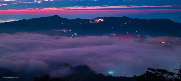 #馬那邦山 #夕陽 #雲海 #火燒雲 12/282971600