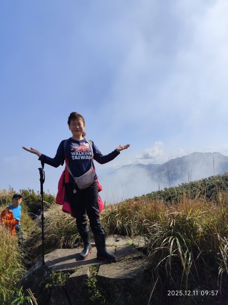 【臺北大縱走 2】【第二回合全程完成證書】鞍部→大屯山步道→大屯山主峰→大屯坪步道→二子坪步道2960365