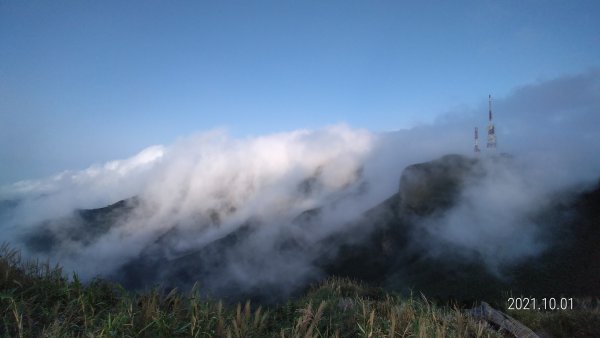 陽明山再見很滿意的雲瀑&觀音圈+夕陽，爽 !1475048