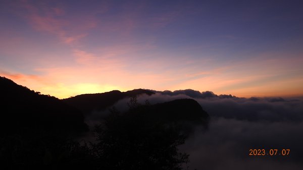 新店四十份/翡翠水庫壩頂月光/晨曦/日出雲海&石碇二格山雲海 7/7 & 13孓遺植物 #雙扇蕨2207735