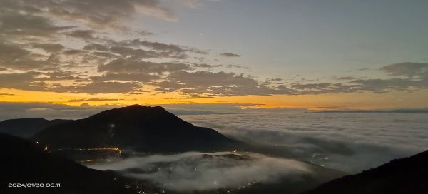 大屯山琉璃光/曙光日出雲海+火燒雲 #漫步在雲端 1/302413727