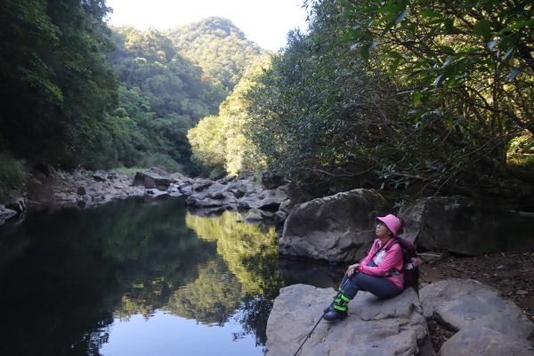 2025-09-14 北勢溪古道連走灣潭古道─北勢溪古道→中正橋紀念碑→水潭小瀑→牌柱→多孔橋→三水潭→灣潭古道→夢潭→灣潭