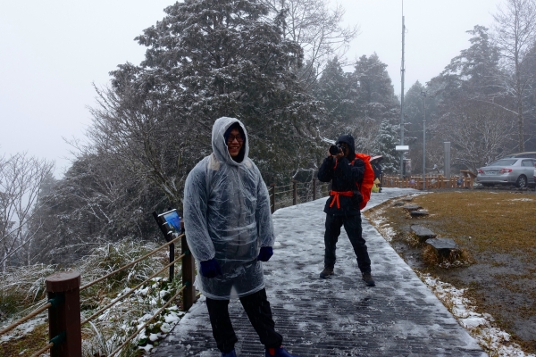 下雪。見晴懷古步道2018.02.03263903