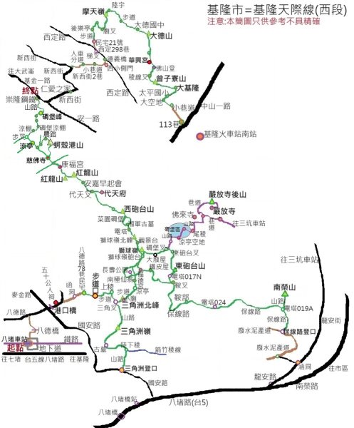 基隆市三角洲嶺北峰+獅球嶺+獅球嶺北峰+西砲台山+紅龍山+蚵殼港山+碉堡峰3018824