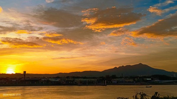 社子橋&觀音山夕陽火燒雲10/252635740