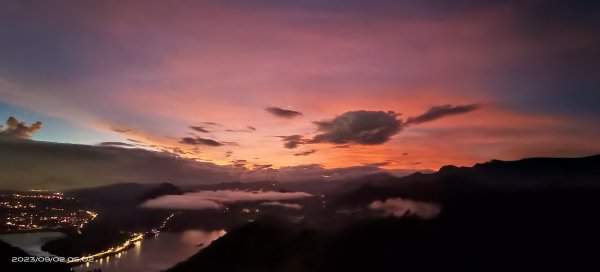 跟著雲海達人山友追雲趣 - 俯瞰石門水庫賞月圓星空夜景&霞光火燒雲9/2 & 232269673