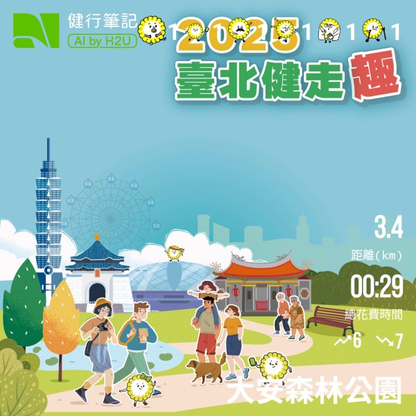 大安森林公園、西門町、象山公園【2025臺北健走趣】2834194