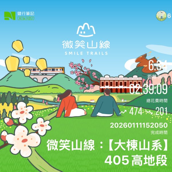 20260111微笑山線：【大棟山系】405高地段+百年大榕樹段2982900