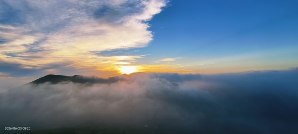 #大屯山 #日出 #雲海 #火燒雲 #霞光 #青斑鳳蝶 #青帶鳳蝶 #臺灣粉蝶 6/233078165