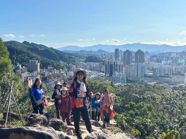 格物台→文間山→國姓山→鄭成功廟步道→金面山步道→論劍山→剪刀石山→採石場支線→金面山岩壁中繼岩台2403805