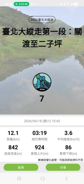 縱走第一段11504183038435