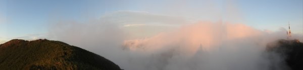 陽明山再見雲瀑&觀音圈+夕陽晚霞&金星合月1507026