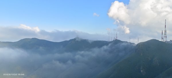 小觀音山西峰山嵐(雲海?)/觀音圈&夕陽/芒花&金剛(人猿)岩2334481