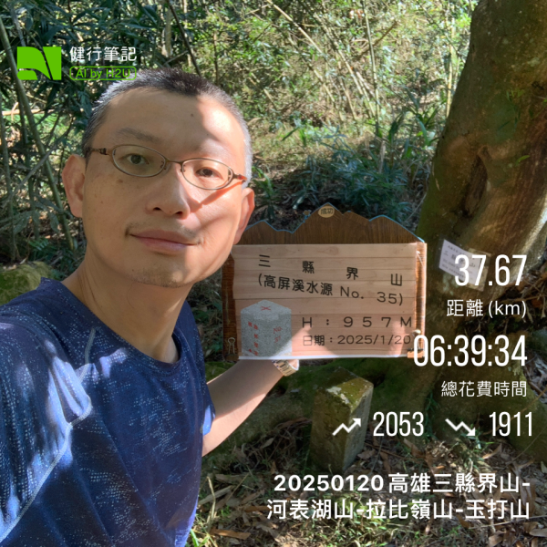 20250120高雄三縣界山-河表湖山-拉比嶺山-玉打山2697461