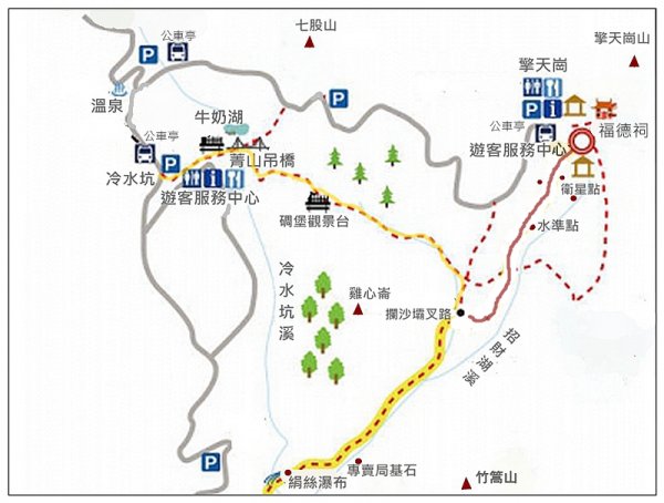 冷擎步道、雞心崙、絹絲瀑布1555911