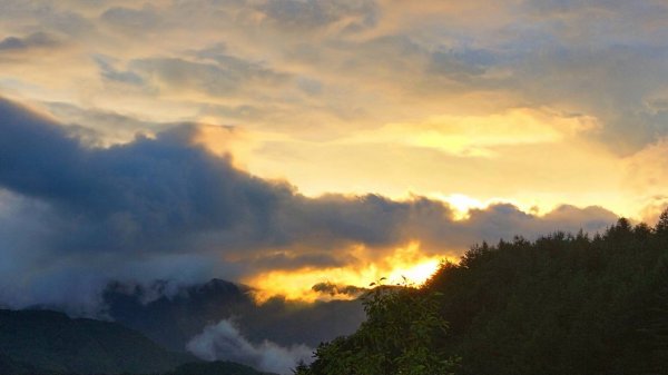 【阿里山私房景點】塔塔加夕陽下的彩霞691638