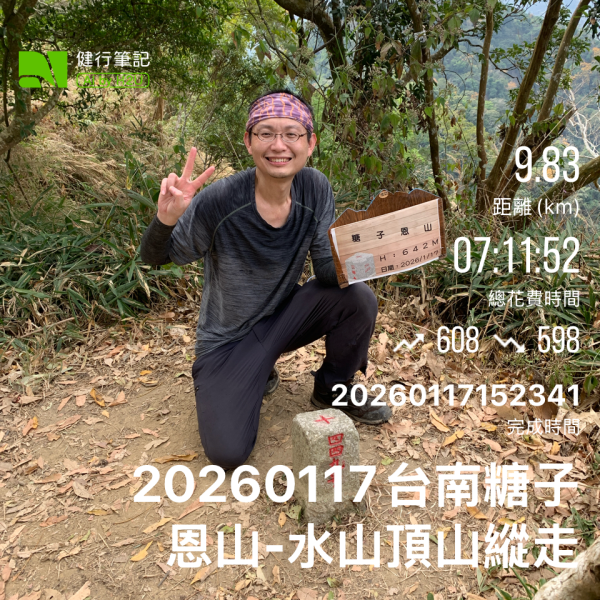 20260117台南阿拉溪斜瀑群縱走糖子恩山-水山頂山2985069