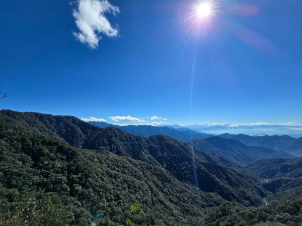 沒雲海只有藍天白雲的鳶嘴山2663250