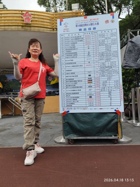 第18屆台灣IVV健行大會第一天：內湖碧湖國小會場3038476