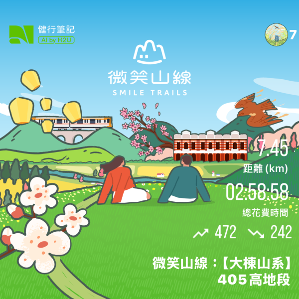 大棟山系第一段、第二段一起走2857244