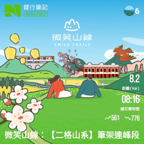 微笑山線二格筆架連峰2885022