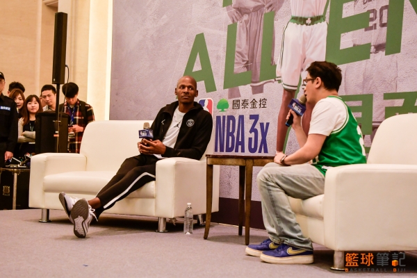 Ray Allen 國泰3x3記者會