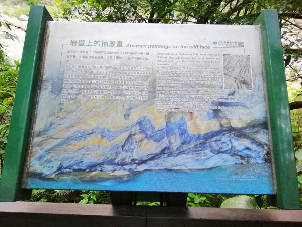 花蓮秀林~峻秀峽谷山水石壁畫~砂卡礑步道1039822