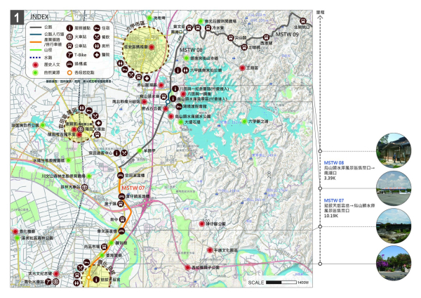 【大圳之路：第一段】茄拔天后宮⮕南湖口路線圖