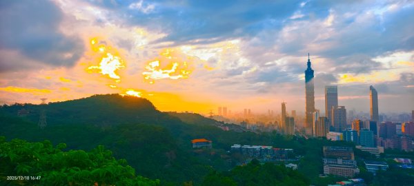 #天空之城 #穿雲箭 #虎山峰 #夕陽 #火燒雲 #夜景 #101大樓 12/182964798