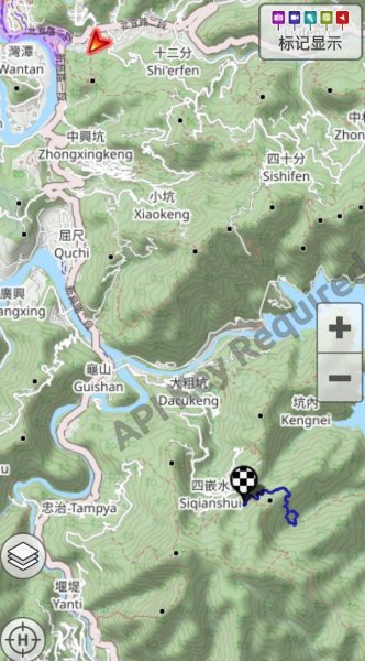 新店桂山路197巷-產業道路-幽靜山路-潺潺小溪-幽靜山路-原路折返2321892