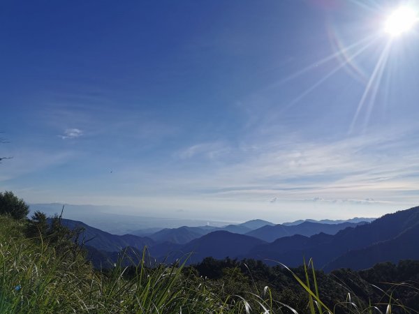 台灣山毛櫸步道-夏日碧綠盎然佐壯觀山巒1039613