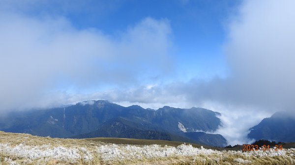 雪,白了山頭.雲,活了天空-寒流追雲趣,第七次合歡山主/東/北峰獨攀單攻(車接駁)202301242004264