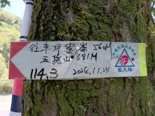 汐止區火燒坪山+車坪寮崙+五指山前峰O型2857923