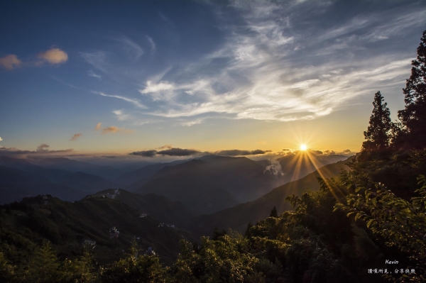 山岳之美---拉拉山夕陽,銀河之美5339